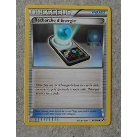Carte Pokemon - Dresseur - Recherche D'energie - 93/114 - Noir Et Blanc - 2011 - C