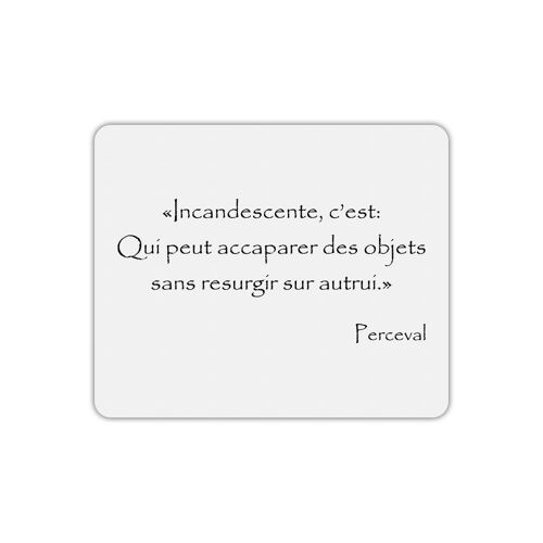 Tapis de souris kaamelott incandescente