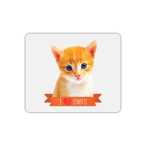 Tapis de souris rectangle chat de goutières 2