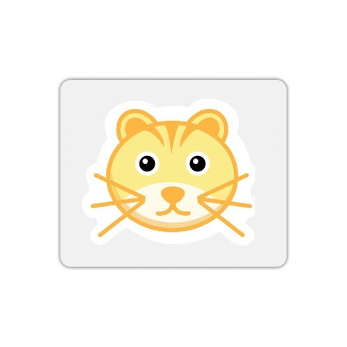 Tapis de souris rectangle imprimé chat cartoon