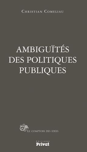 Ambiguïtés Des Politiques Publiques