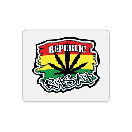Tapis de souris rectangle imprimé republic rasta