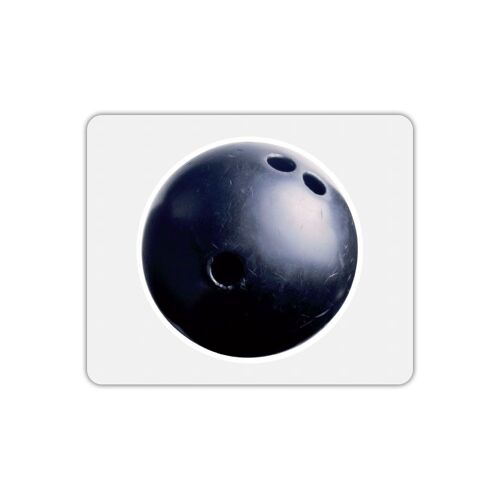 Tapis de souris rectangle imprimé boule bowling