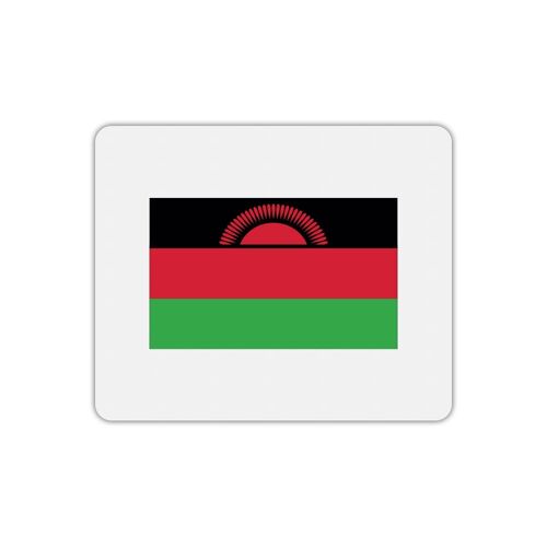 Tapis de souris rectangle imprimé drapeau malawi