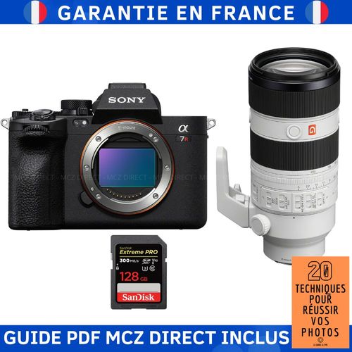 Sony A7R V + FE 70-200mm f/2.8 GM OSS II + 1 SanDisk 128GB Extreme PRO UHS-II SDXC 300 MB/s + Guide PDF MCZ DIRECT '20 TECHNIQUES POUR RÉUSSIR VOS PHOTOS'