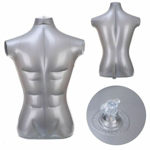 Modèle de torse gonflable en plastique PVC pour homme, Mannequin, présentoir en magasin d'argent, nouvelle collection