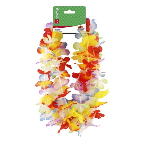 Guirlande Lei Hawaïenne Multicouleur 300cm (Taille Unique)