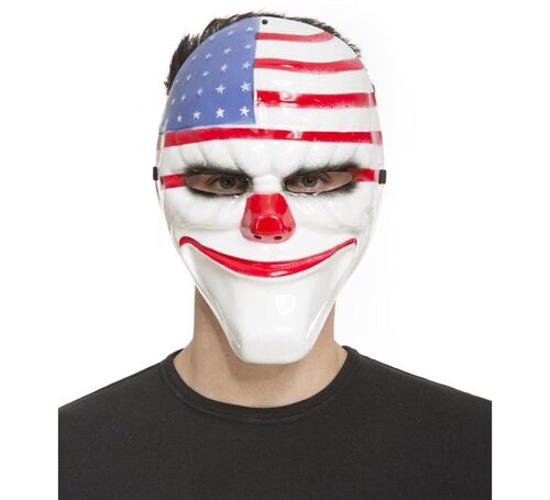 Masque De Clown Usa (Taille Unique)