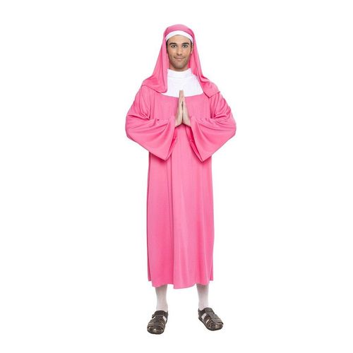 Déguisement De Religieuse Rose Pour Homme (Taille M/L)