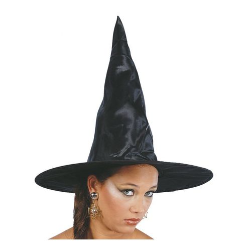 Chapeau Sorci?Re En Tissu Noir Pas Cher (Taille Unique)