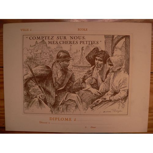 Gravure De Henri Royer - Date Approximative