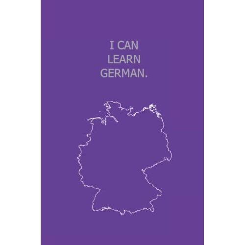 I Can Learn German Deep Violet By Nowute : 6x9in 150 Page Lined No Content Notebook To Aid German Language Learning For Kids, Teens And Adults (I Can Learn German Series)