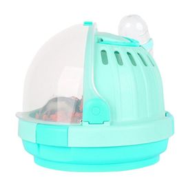 Cage De Transport Portable Pour Hamster, Petit Animal Domestique, Étui De Transport Extérieur Avec Bouteille D'eau Pour Cochon D'inde Hérisson Souris