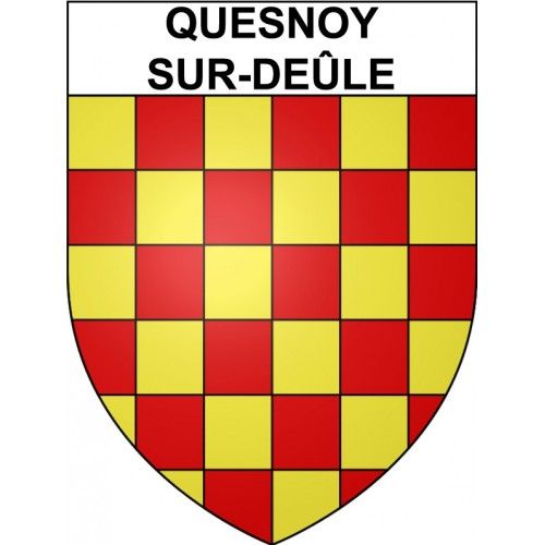 Quesnoy-Sur-Deûle 59 Ville Stickers Blason Autocollant Adhésif - 8 Cm
