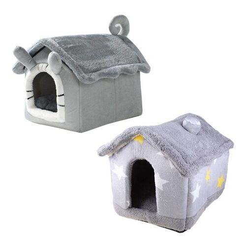 Niche Pour Animaux Domestiques, Confortable, Nid D'hiver Chaud Pour Chats Et Chiens