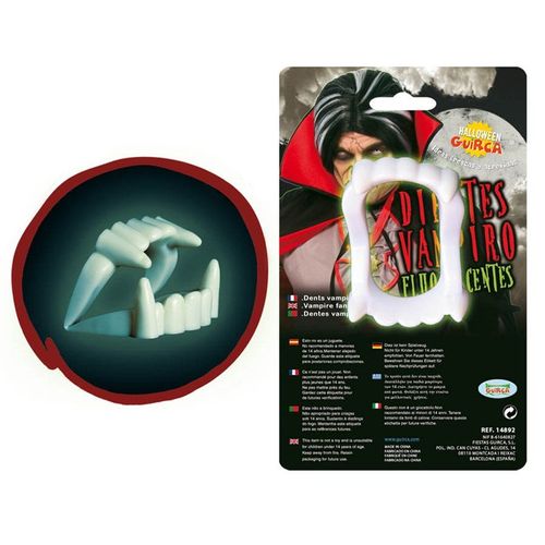 Dentier De Vampire Fluorescent Pour Halloween (Taille Unique)
