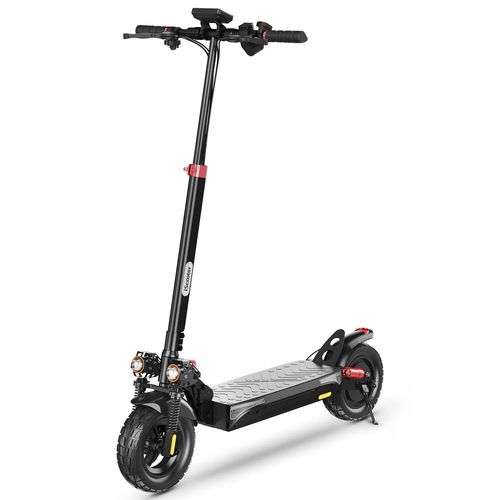 Trottinette Électrique Adulte Iscooter Ix4, 48v 15ah 800w, Jusqu'À 40-45km, 45km/H, Double Amortisseurs Hydrauliques Et Système D'Absorption Des Chocs À Ressort, Pneus Tout-Terrain Larges De 10"