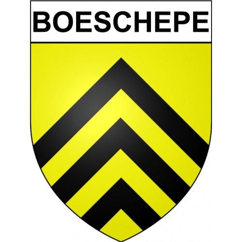 Boeschepe 59 Ville Stickers Blason Autocollant Adhésif - 4 Cm