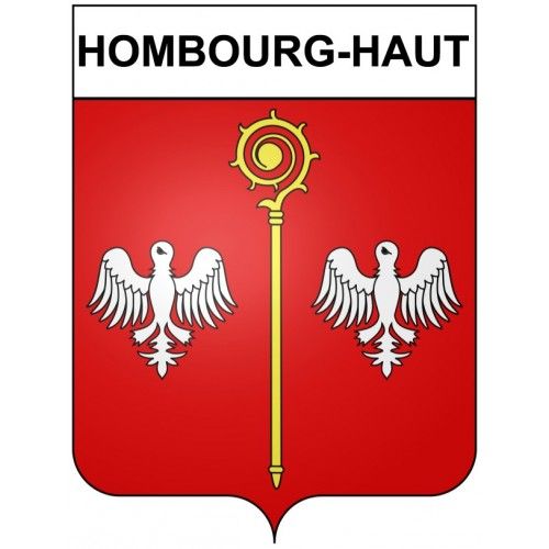 Hombourg-Haut 57 Ville Stickers Blason Autocollant Adhésif - 17 Cm