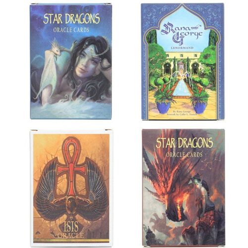 Jeu De Cartes De Tarot Isis Oracle, Jeu De Cartes Avec Guide, Pour Adultes, Famille, Oracle Pour La Divination Du Destin, 44 Pièces/Ensemble