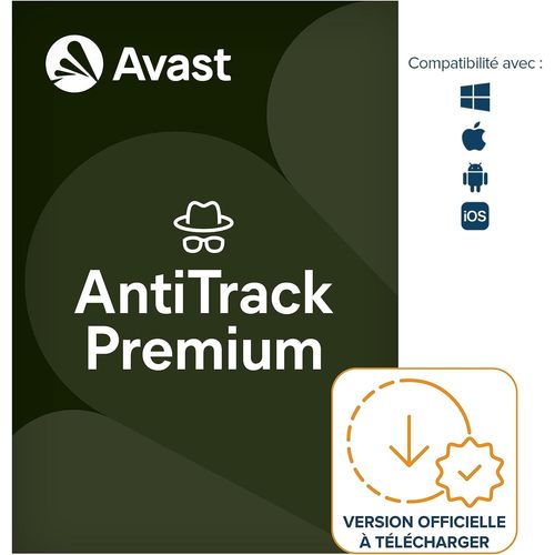 Avast Antitrack Premium - ( 3 Ans / 5 Appareils ) | Contre L Espionnage Et Protection Des Données Personnelles | Version Téléchargement