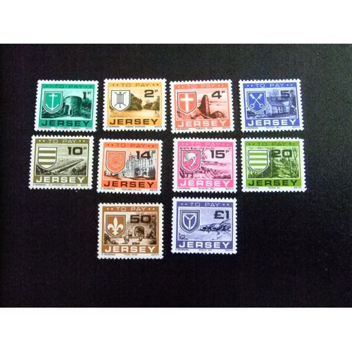 Jersey 1978 Vues De Jersey Et Armoiries Yvert Tax 21 / 32 ** Mnh