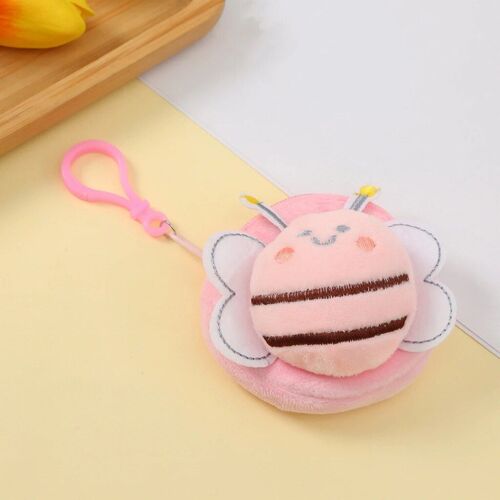 Rose - Petite Équation Sac À Dos En Peluche, Porte-Monnaie, Mini Sac De Rangement Pour Animaux, Sac De Câble De Données, Sac De Téléphone De Sauna, Pendentif À Clé