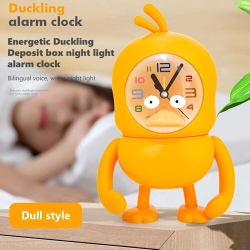 Jaune 2 - Moneybox ? Tirelire Électronique, Jeu De Simulation De Canard, Réveil Silencieux, Veilleuse, Coffre-Fort, Jouets Pour Enfants Pour Filles