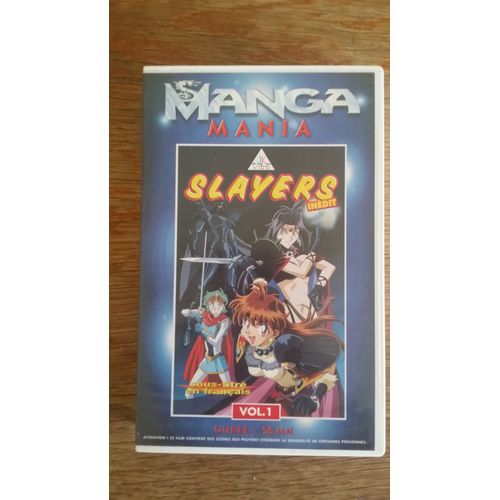 Vhs Slayers Inédit Vol 1 Sous-Titré En Français / Collection Manga Mania