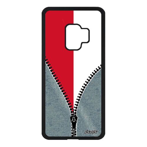 Coque Pour S9 Silicone Drapeau Monaco Monegasque Foot Jeans 4g En Samsung Galaxy S9
