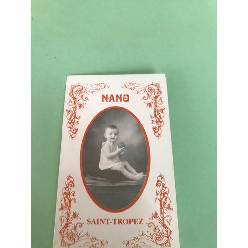 Petit Dépliant Nano Bar Saint Tropez