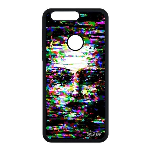 Coque Silicone Pour Honor 8 Portrait Femme Art Portable Fantome Visage Aluminium