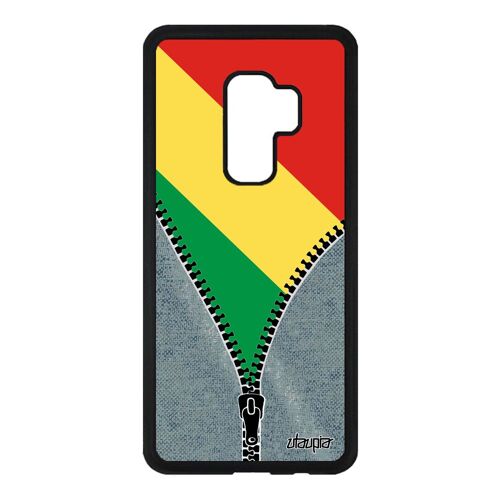 Coque Silicone Samsung Galaxy S9 Plus Drapeau Congo Brazzaville Congolais Foot A
