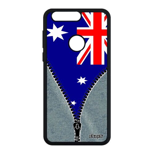Coque Drapeau Australie Australien Honor 8 Silicone Coupe Du Monde Portable Etui