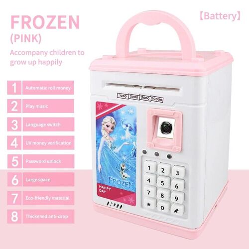 Simulation De Reconnaissance Faciale Par Empreinte Digitale, Déverrouillage Par Induction, Coffre-Fort, Atm, Banque D'argent, Musique, Jouets Éducatifs Pour Enfants