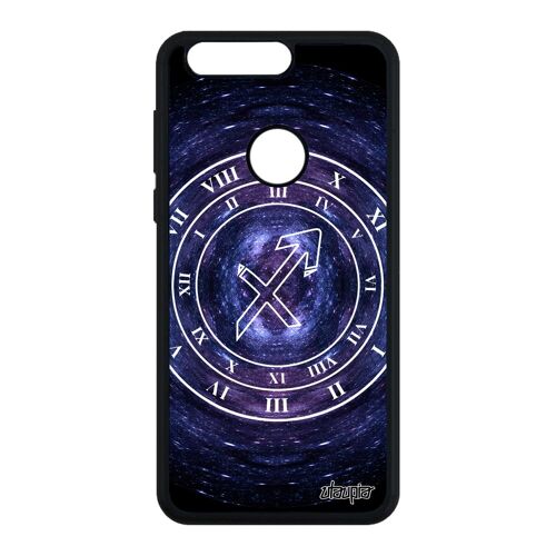 Coque Silicone Honor 8 Signe Astrologique Sagittaire Montre Ciel Univers Femme A