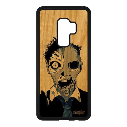 Coque Zombie S9 Plus En Bois Silicone Horreur Motif De Protection Samsung Galaxy S9 Plus