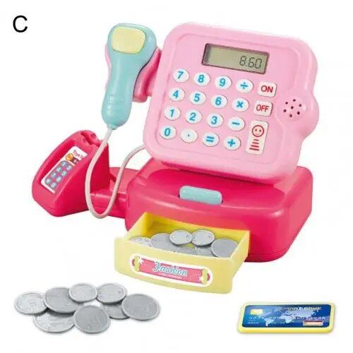 Jeu De Simulation Électronique Pour Enfants, Simulation De Supermarché, Caisse Enregistreuse, Jouet