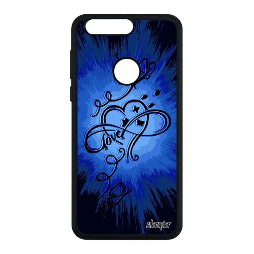 Coque Silicone Pour Honor 8 Infini Love Eternel Amour Coeur Fille Soleil Housse