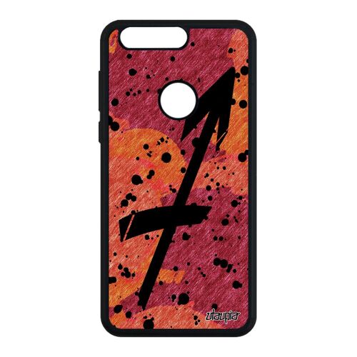 Coque Signe du zodiaque sagittaire Honor 8 silicone sidérale dessin univers noir