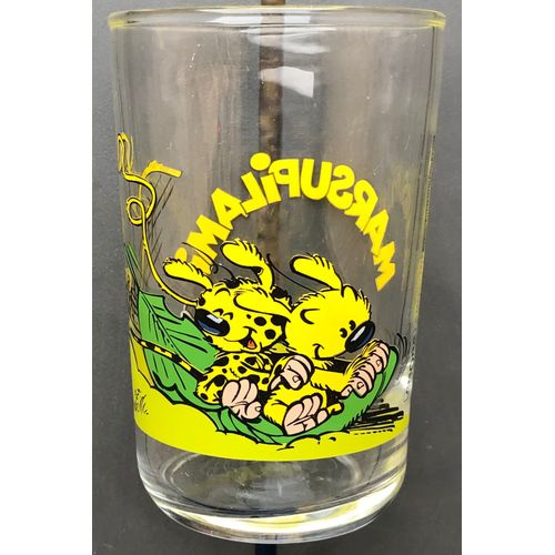 Verre A Moutarde Amora Marsupilami, Franquin, Batem, Bd, Bande Dessinée, Figurine