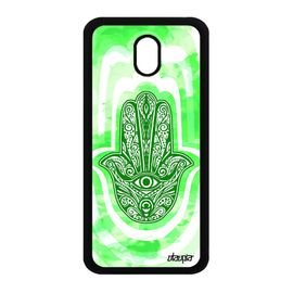 Coque Silicone J3 2017 Main De Fatma Vert Talisman Fatima Noir En Samsung Galaxy J3 2017