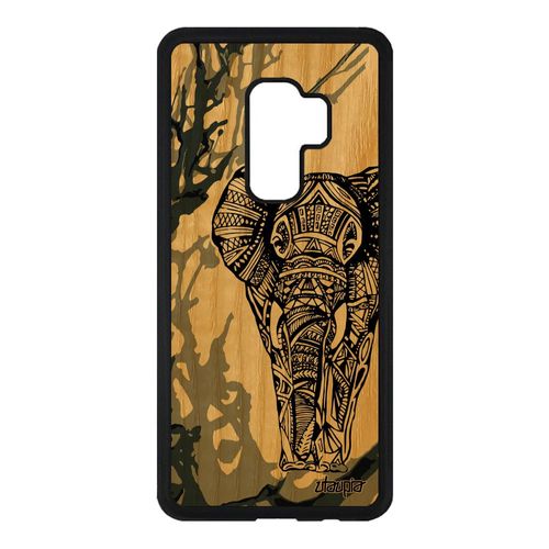 Coque Pour Galaxy S9 Plus Bois Silicone Elephant Couleur Portable Gris A Samsung Galaxy S9 Plus