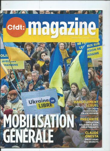 Cfdt Magazine 01/04/2022 Claude Onesta, Hortense Cartier-Bresson, Raph Dumas Et La Cobla Saint Jordi, Daniel Erdmann Et Christophe Marguet