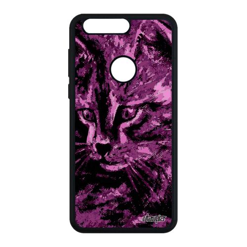 Coque Honor 8 Silicone Chat Petit Moustache Mignon Unique De Protection Etui En
