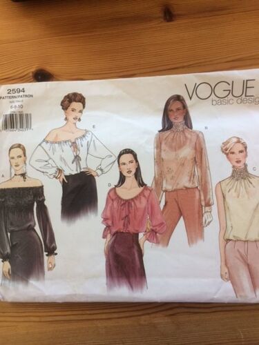 Patron Vogue 2594 5 Blouses