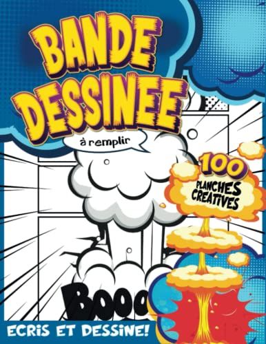 Loisir Creatif Enfant: Activit©S Manuelles Pour Enfants Comics Pour Les Filles De 8 Ans Pour Pratiquer L'©Criture Et Le Dessin Avec Des Vignettes ... Bulles De Dialogue | Idee Cadeau Fille 11 Ans