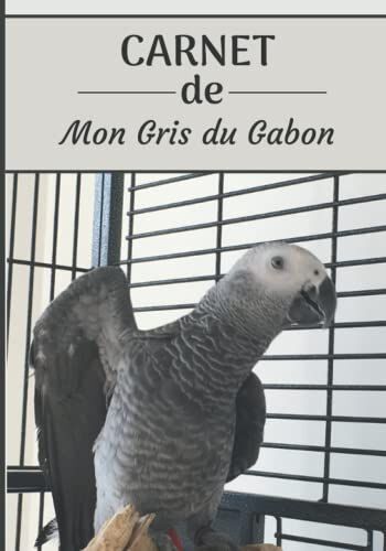 Carnet De Mon Gris Du Gabon: Carnet De Santé Et Dévolution Pour Oiseaux | 116 Pages, 18cm X 25cm | Idéal Pour Les Propriétaires Dun Oiseau.|