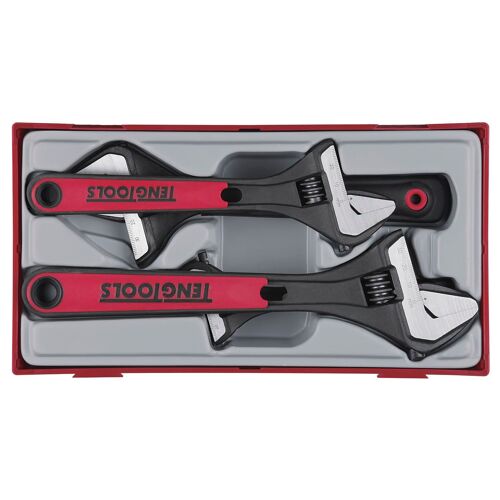 Tengtools TTADJ04 Set de 4 Clés à molette - 150 - 200 (2x) - 250mm