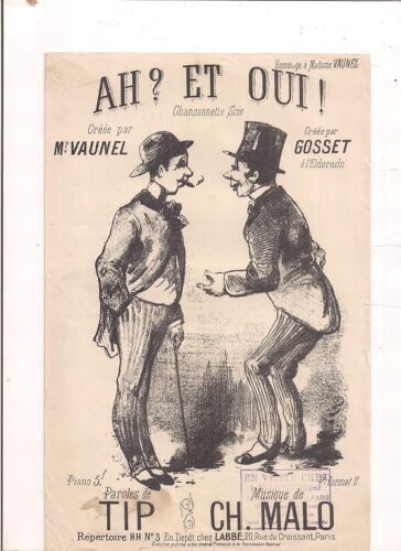 Ah ? Et Oui !